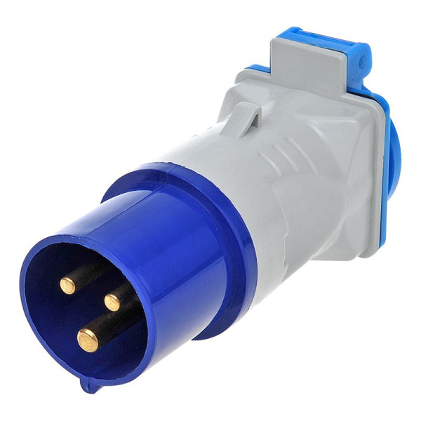 Adaptateur fiche CEE vers prise francaise