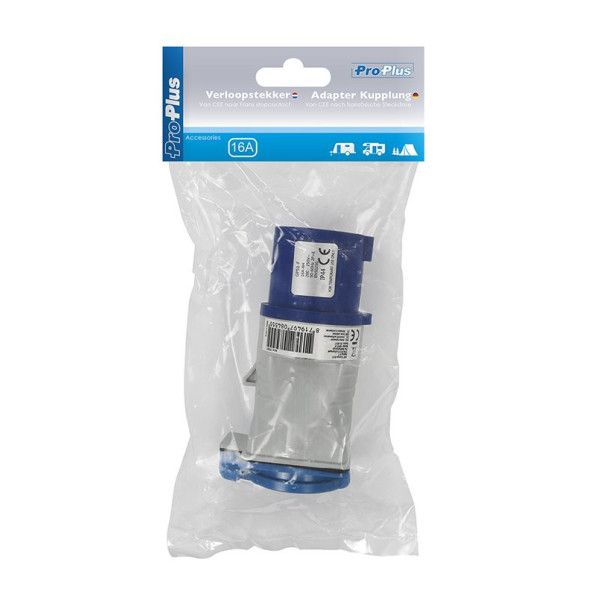 Adaptateur fiche CEE vers prise francaise