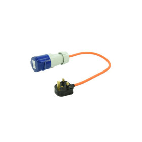 Câble adaptateur 40cm fiche UK vers prise CEE