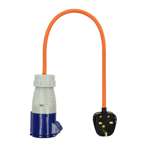 Câble adaptateur 40cm fiche UK vers prise CEE