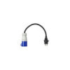 Câble adaptateur 40cm 3x2,5mm² fiche Suisse vers prise CEE