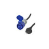 Câble adaptateur 40cm 3x2,5mm² fiche Suisse vers prise CEE