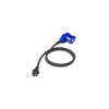 Câble adaptateur 150cm 3x2,5mm² fiche Schuko vers prise coudée CEE + prise Schuko