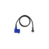 Câble adaptateur 150cm 3x2,5mm² fiche Schuko vers prise coudée CEE + prise Schuko
