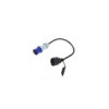 Câble adaptateur 40cm fiche CEE vers prise Schuko