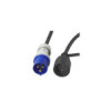 Câble adaptateur 150cm 3x2,5mm² fiche CEE vers prise Schuko