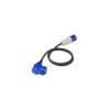 5mm² fiche CEE vers prise coudée CEE + prise Schuko