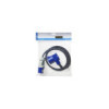 Câble adaptateur 150cm 3x2,5mm² fiche CEE vers prise coudée CEE + prise Schuko
