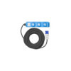 Triple prise (2xSchuko + 1x2-USB) 20M CEE 3x 1,5 mm²