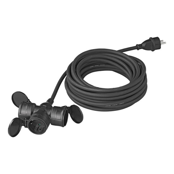 Rallonge triple prise Schuko 10M 3x 1