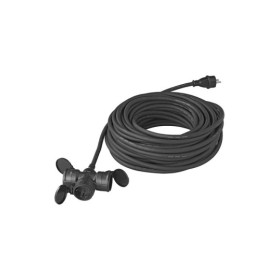 Rallonge triple prise Schuko 25M 3x 1