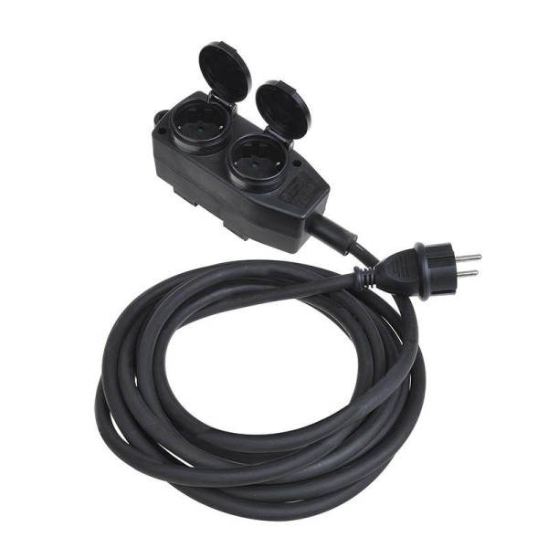 Rallonge quadruple prise Schuko 5M 3x 1