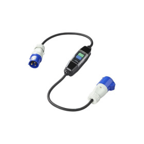 Câble adaptateur 120cm 3x1.5mm² CEE + disjoncteur de fuite à la terre