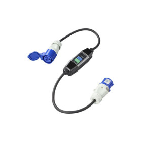 Câble adaptateur 120cm 3x1.5mm² CEE + disjoncteur de fuite à la terre