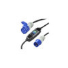 Câble adaptateur 120cm 3x1.5mm² CEE + disjoncteur de fuite à la terre