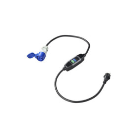 Câble adaptateur 150cm 3x 2.5mm² Schuko vers CEE + disjoncteur différentiel
