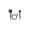 Prise de jardin Schuko double avec piquet 2M 3x1,5mm²
