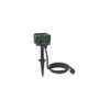 Prise de jardin Schuko quadruple avec piquet 2M 3x1