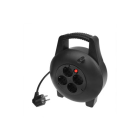 Enrouleur électrique Schuko quadruple prise 10M 3x1