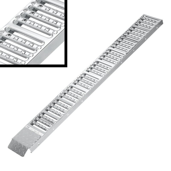 Rampe de chargement acier 180x26cm 225kg par pièce
