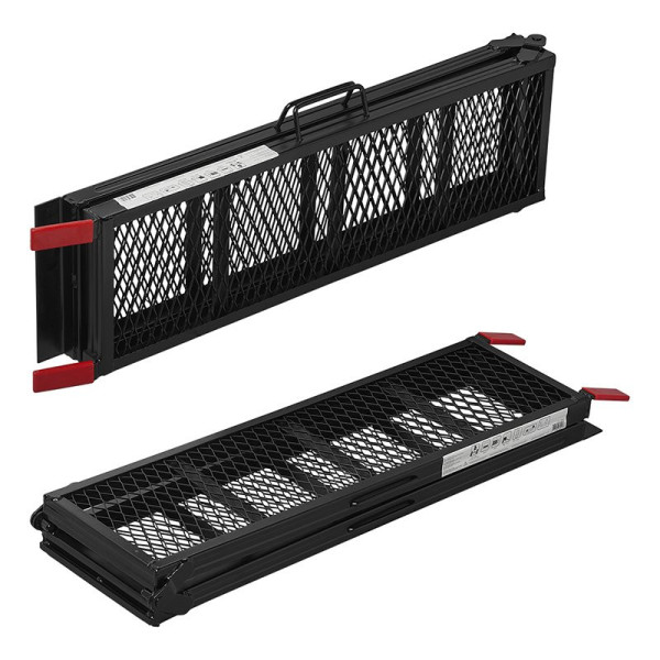 Rampe de chargement acier pliable 203x28cm 340kg par pièce