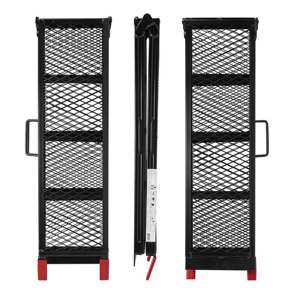 Rampe de chargement acier pliable 203x28cm 340kg par pièce