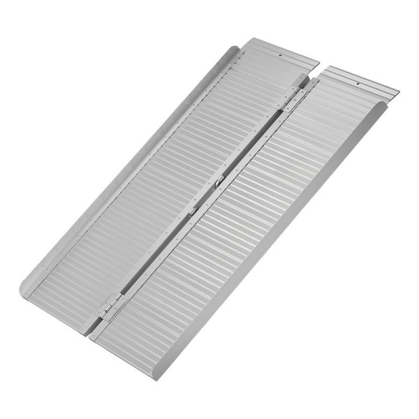 Rampe de chargement alu pliable pour fauteuil roulant 122x73cm 270kg