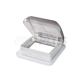 Lanterneau  400x400 mm sans ventilation permanente transparente