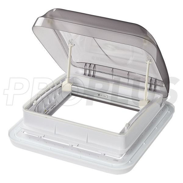 Lanterneau  400x400 mm sans ventilation permanente transparente