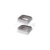 Lanterneau 400x400 mm sans ventilation permanente transparente