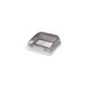 Lanterneau 400x400 mm sans ventilation permanente transparente