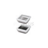 Lanterneau 400x400 mm sans ventilation permanente transparente