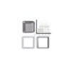 Lanterneau 400x400 mm sans ventilation permanente transparente
