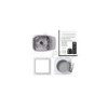 Lanterneau DeLuxe 400x400 mm transparente avec ventilateur
