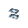Lanterneau 700x500 mm sans ventilation permanente transparent led