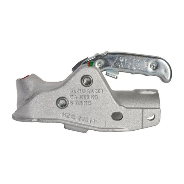 AL-KO Tête d'attelage AK270 rond Ø35/40/45/50 mm 2700 kg avec serrure et boule de sécurité