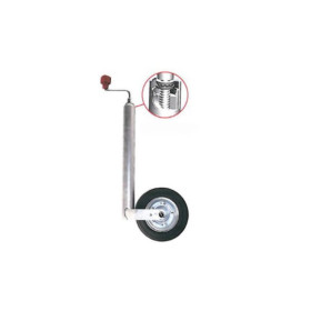 AL-KO Roue jockey Plus Ø48 mm bandage caoutchouc 200 x 50 mm 150 kg