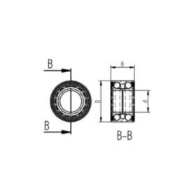AL-KO Kit roulement compact 1637 frein de roue