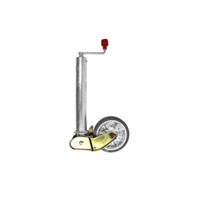 AL-KO Roue jockey pliable automatiquement Ø60 mm bandage caoutchouc 200 x 50 mm 500 kg