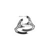 AL-KO poignée de manœuvre noir pour tube de roue jockey Diam.48 mm
