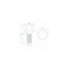 AL-KO Boulon de roue de tambour de frein M10 x 1,25 x 22 mm