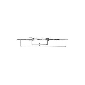 AL-KO Câble de frein 1130/1340 Diam.24 mm filetage M8/nipple à sertir