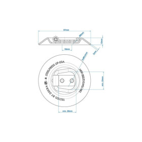 Anneau d'arrimage ronde SPP UP-03A