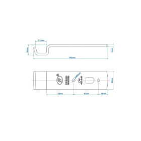 Gache pour fermeture SPP Z-01A