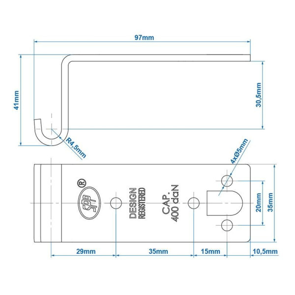 Gache pour fermeture SPP Z-07