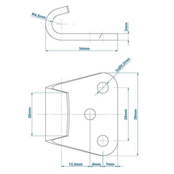 Gache pour fermeture SPP Z-11A
