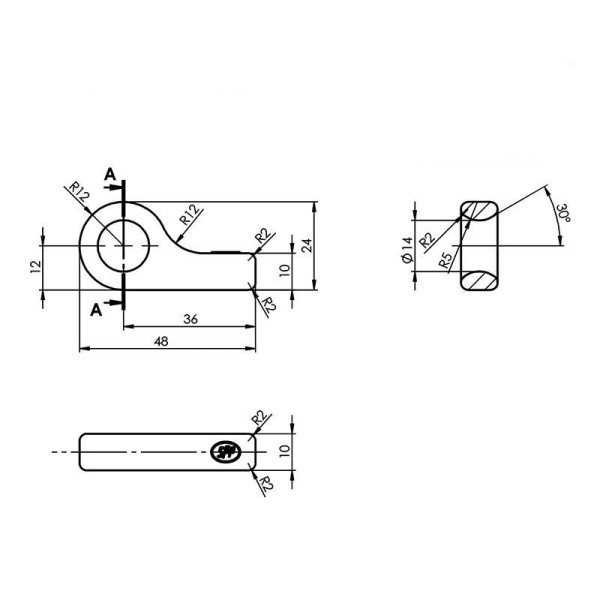 Gache pour fermeture SPP Z-16A