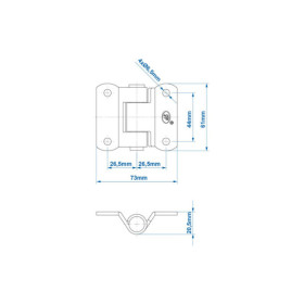 Charnière SPP ZW-02.40